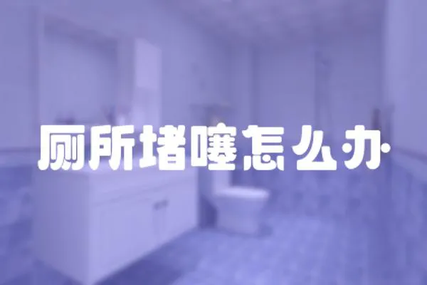 廁所堵噻怎么辦