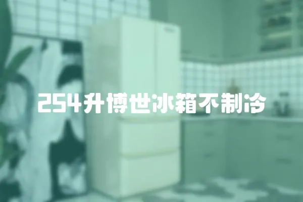 254升博世冰箱不制冷