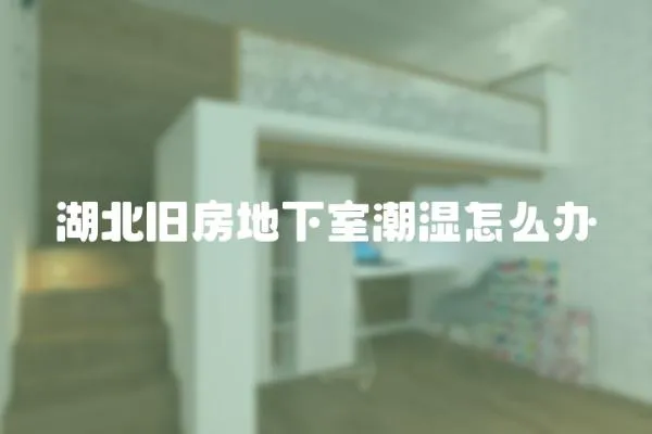 湖北舊房地下室潮濕怎么辦