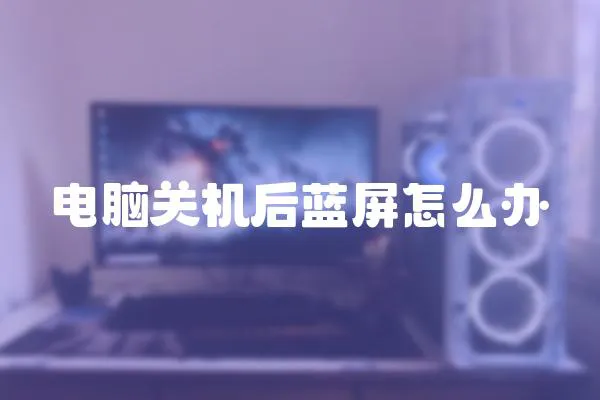 電腦關(guān)機(jī)后藍(lán)屏怎么辦