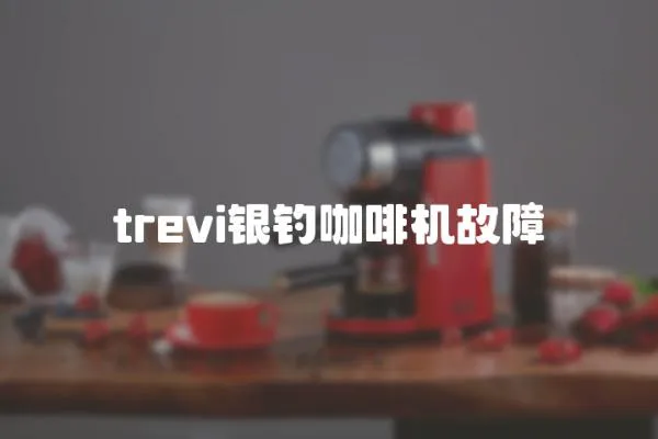 trevi銀釣咖啡機故障