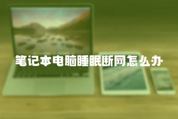 筆記本電腦睡眠斷網(wǎng)怎么辦