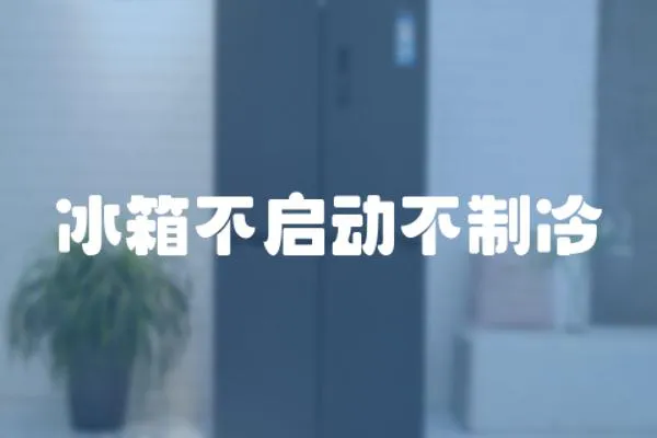 冰箱不啟動不制冷