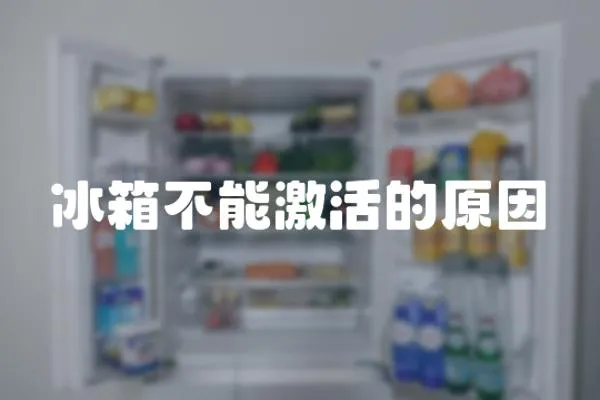 冰箱不能激活的原因