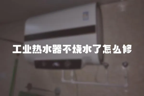 工業(yè)熱水器不燒水了怎么修