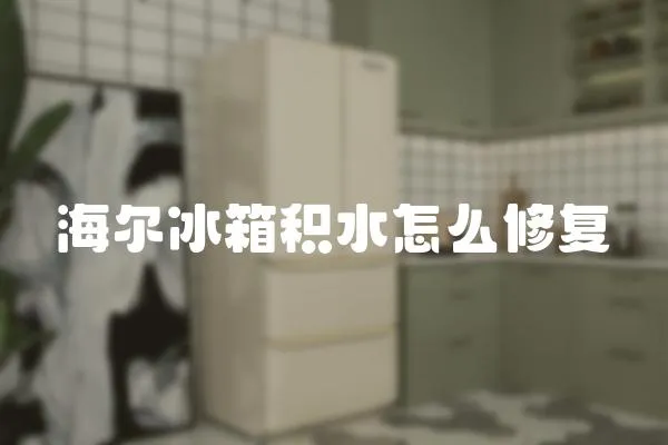 海爾冰箱積水怎么修復