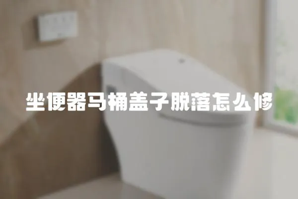 坐便器馬桶蓋子脫落怎么修