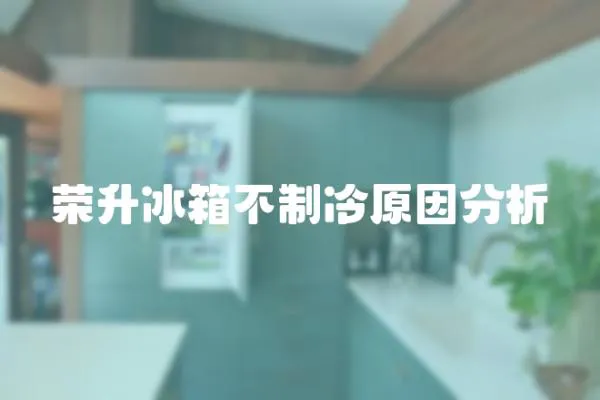 榮升冰箱不制冷原因分析