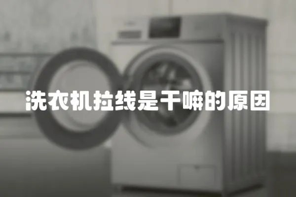 洗衣機拉線是干嘛的原因