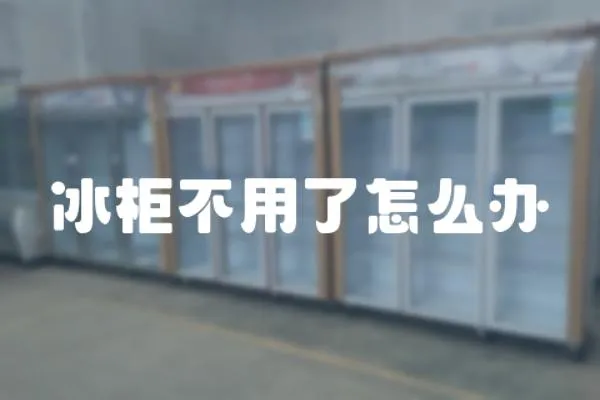冰柜不用了怎么辦