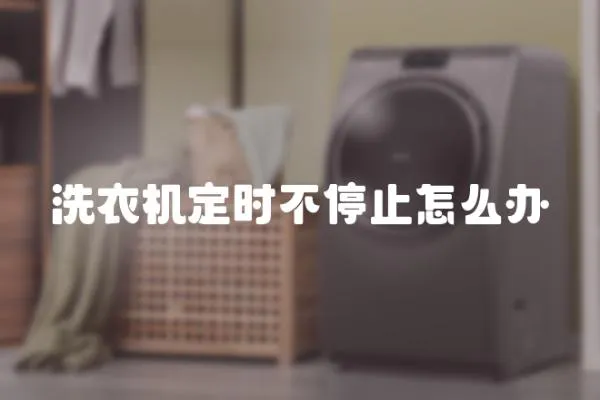 洗衣機定時不停止怎么辦