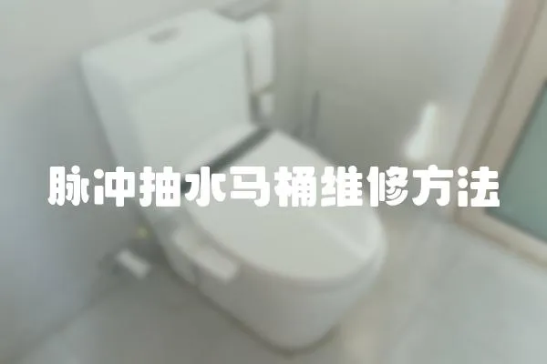 脈沖抽水馬桶維修方法