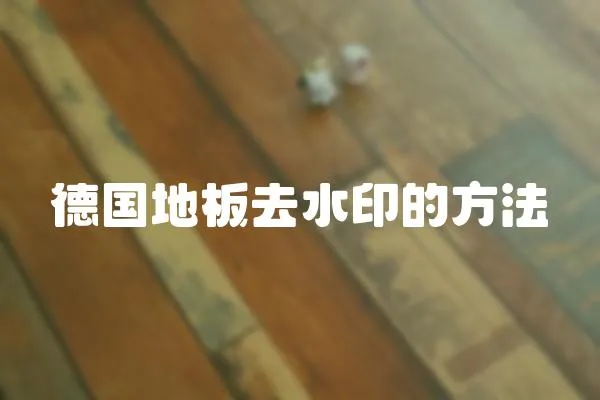 德國(guó)地板去水印的方法