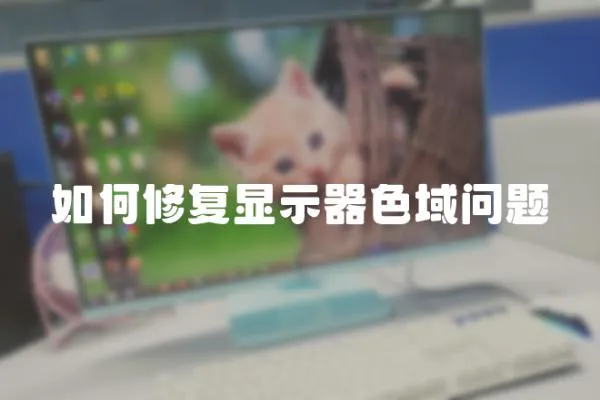 如何修復顯示器色域問題