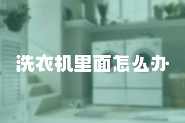 洗衣機里面怎么辦