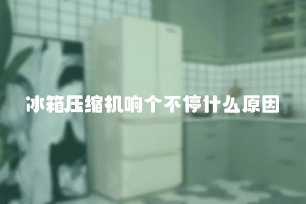 冰箱壓縮機響個不停什么原因