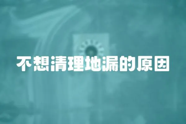 不想清理地漏的原因