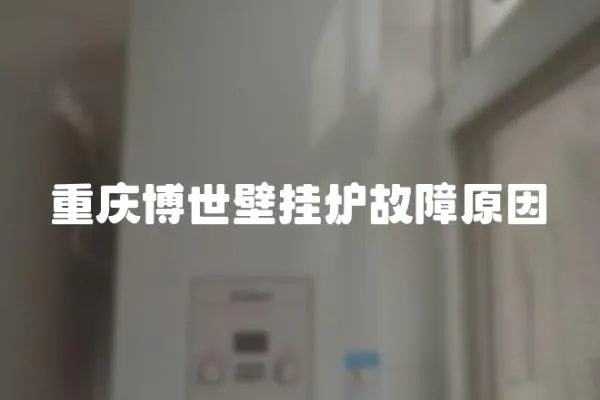 重慶博世壁掛爐故障原因