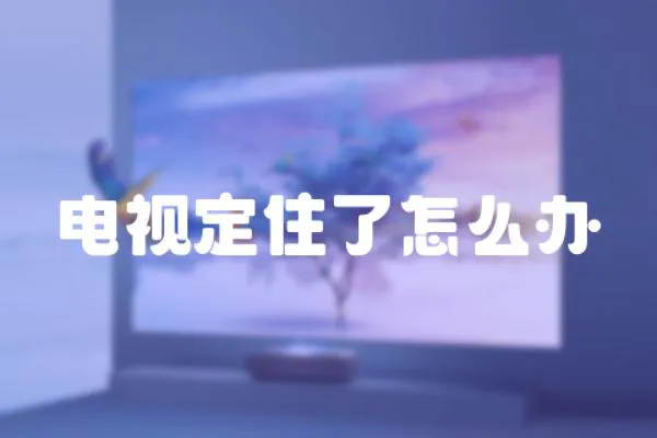 電視定住了怎么辦