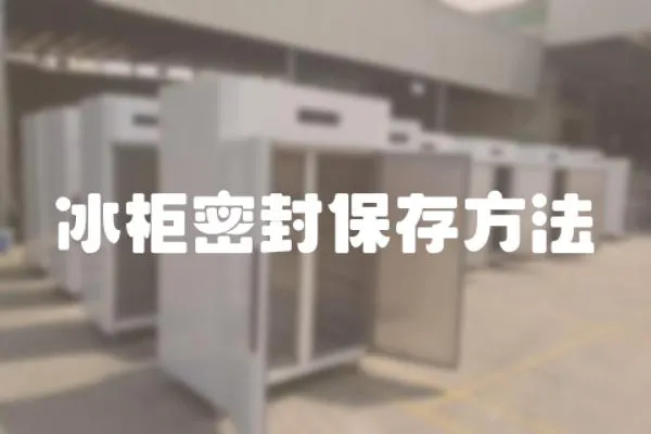 冰柜密封保存方法