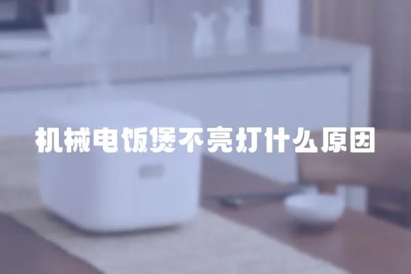 機械電飯煲不亮燈什么原因