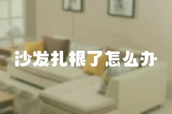 沙發扎根了怎么辦