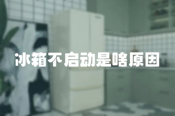 冰箱不啟動是啥原因