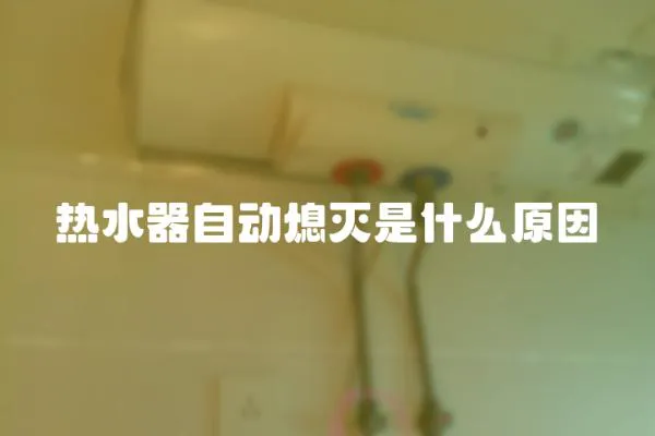 熱水器自動熄滅是什么原因