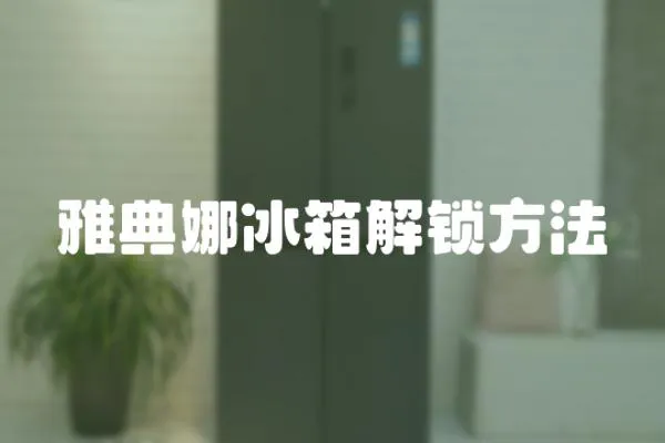雅典娜冰箱解鎖方法