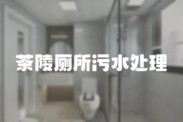 茶陵廁所污水處理