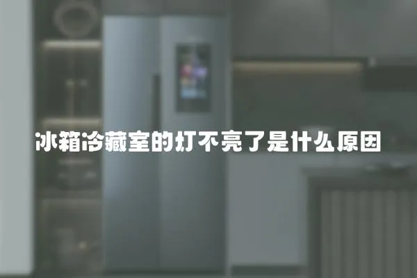 冰箱冷藏室的燈不亮了是什么原因