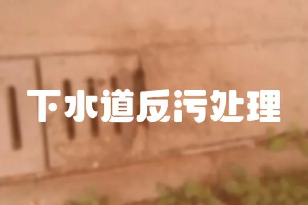 下水道反污處理