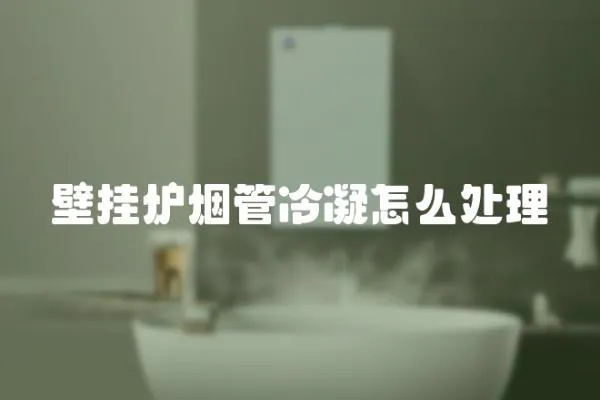 壁掛爐煙管冷凝怎么處理