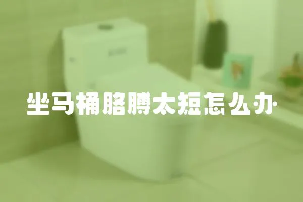 坐馬桶胳膊太短怎么辦