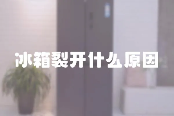 冰箱裂開什么原因
