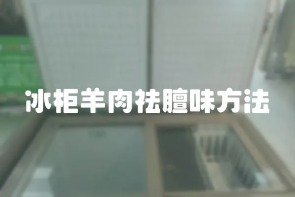 冰柜羊肉祛膻味方法