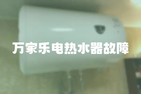 萬(wàn)家樂(lè)電熱水器故障