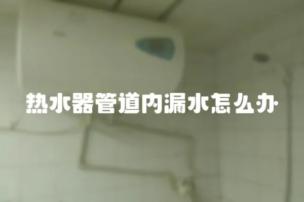 熱水器管道內漏水怎么辦