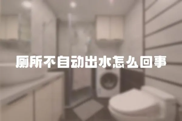 廁所不自動出水怎么回事