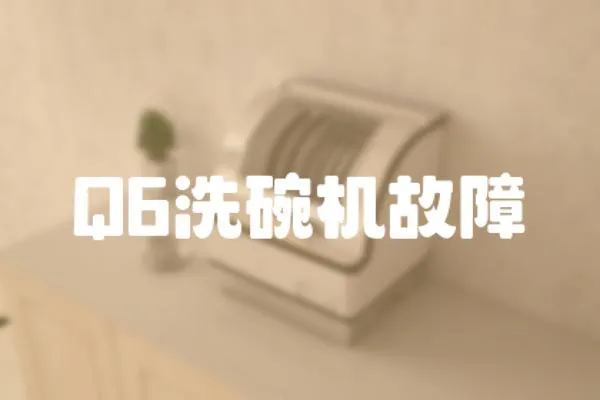 Q6洗碗機故障