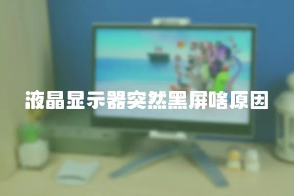 液晶顯示器突然黑屏啥原因