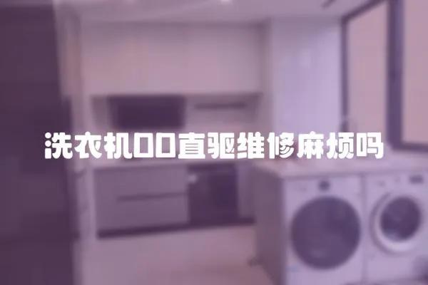 洗衣機DD直驅維修麻煩嗎