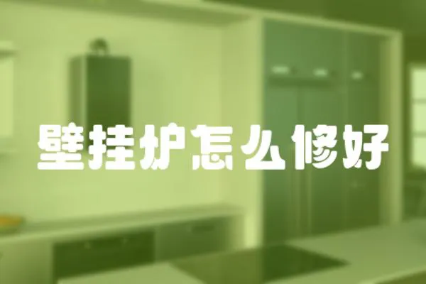 壁掛爐怎么修好