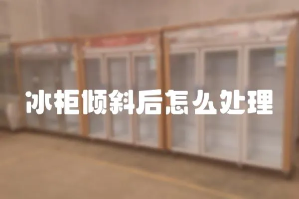 冰柜傾斜后怎么處理