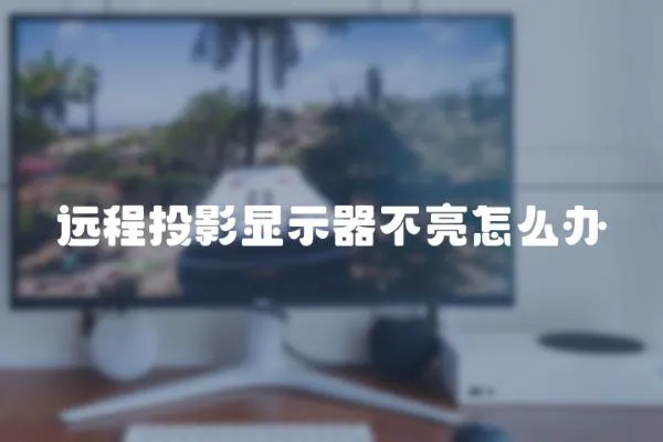 遠程投影顯示器不亮怎么辦