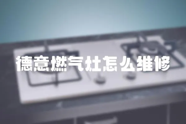 德意燃?xì)庠钤趺淳S修