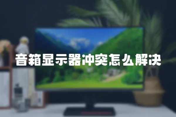 音箱顯示器沖突怎么解決