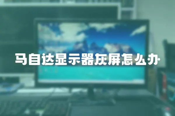 馬自達顯示器灰屏怎么辦