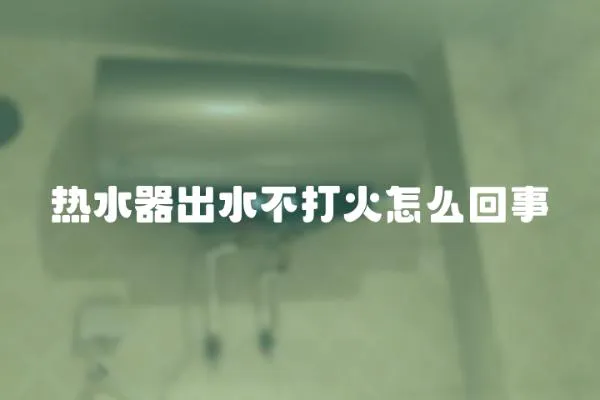 熱水器出水不打火怎么回事
