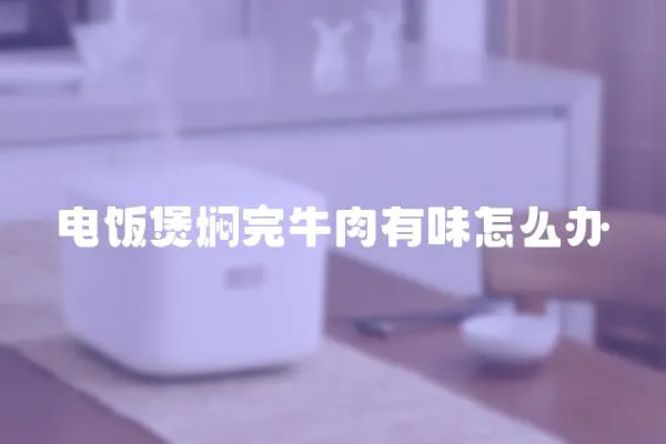 電飯煲燜完牛肉有味怎么辦